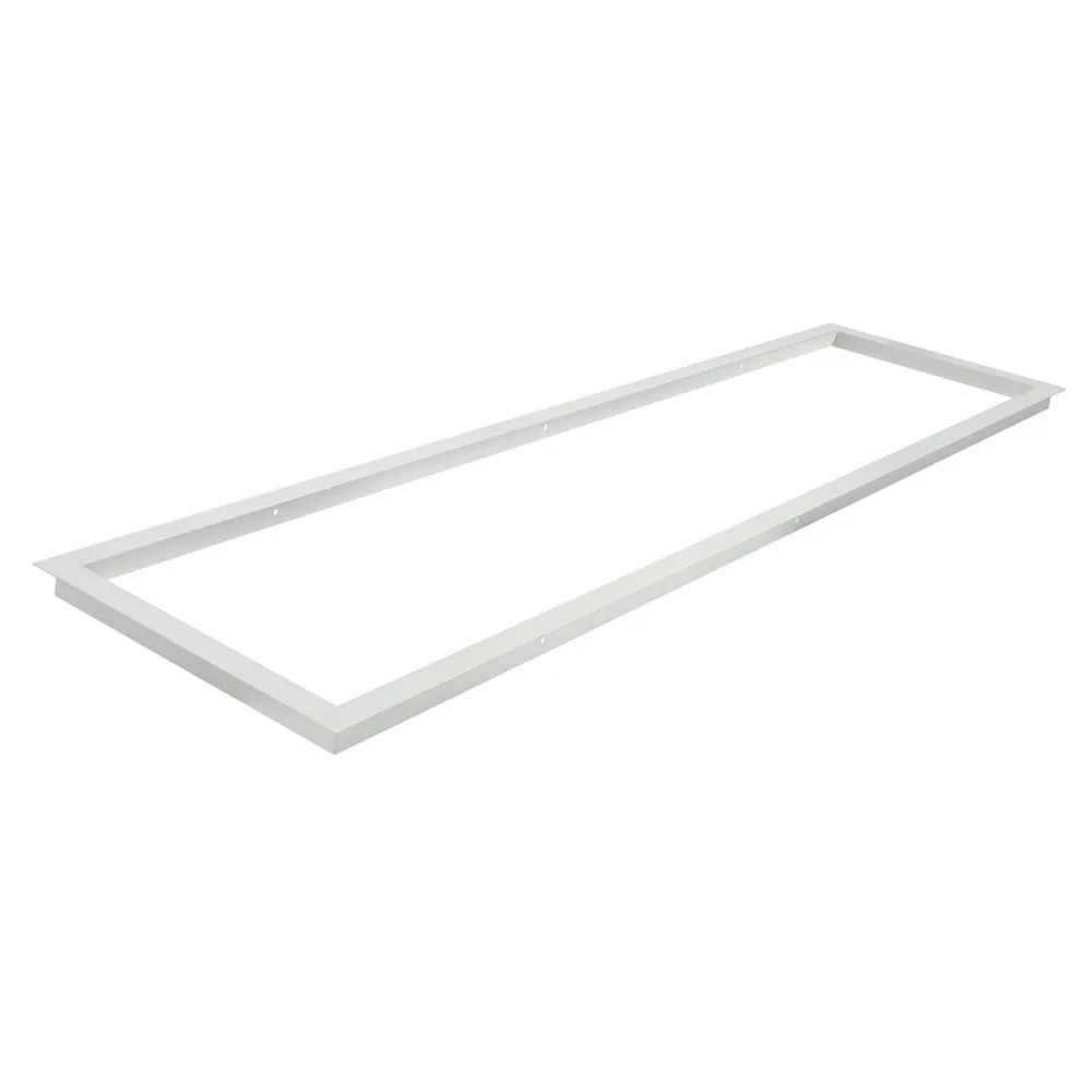 Supporto di fissaggio ad incasso per Pannello Led Rettangolare 120x30cm Cornice bianca M LEDME
