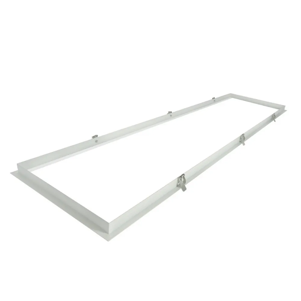 Supporto di fissaggio ad incasso per Pannello Led Rettangolare 120x30cm Cornice bianca M LEDME