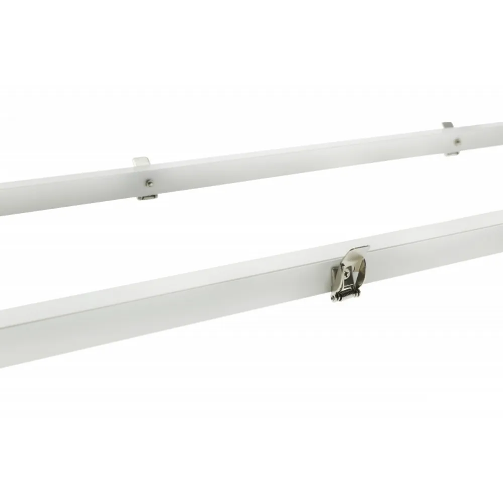 Supporto di fissaggio ad incasso per Pannello Led Rettangolare 120x30cm Cornice bianca M LEDME
