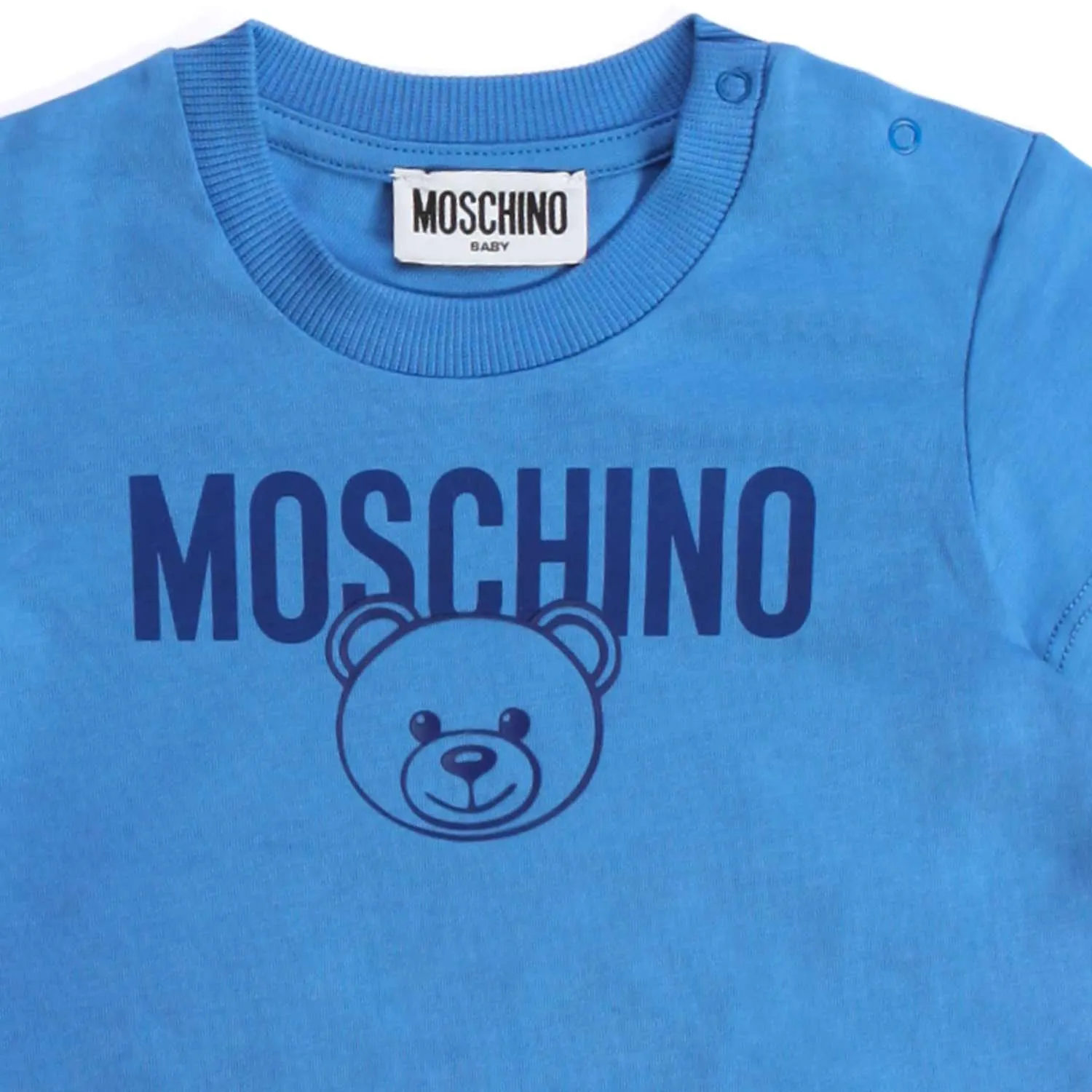 T-Shirt Celeste Orsetto Baby