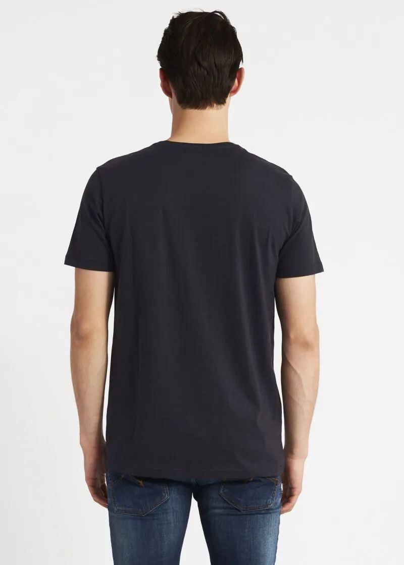 T-shirt con stampa e ricamo