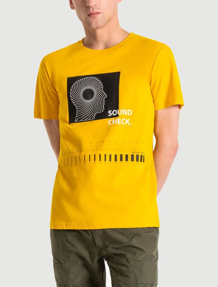 T-shirt Manica Corta Antony Morato - Oro