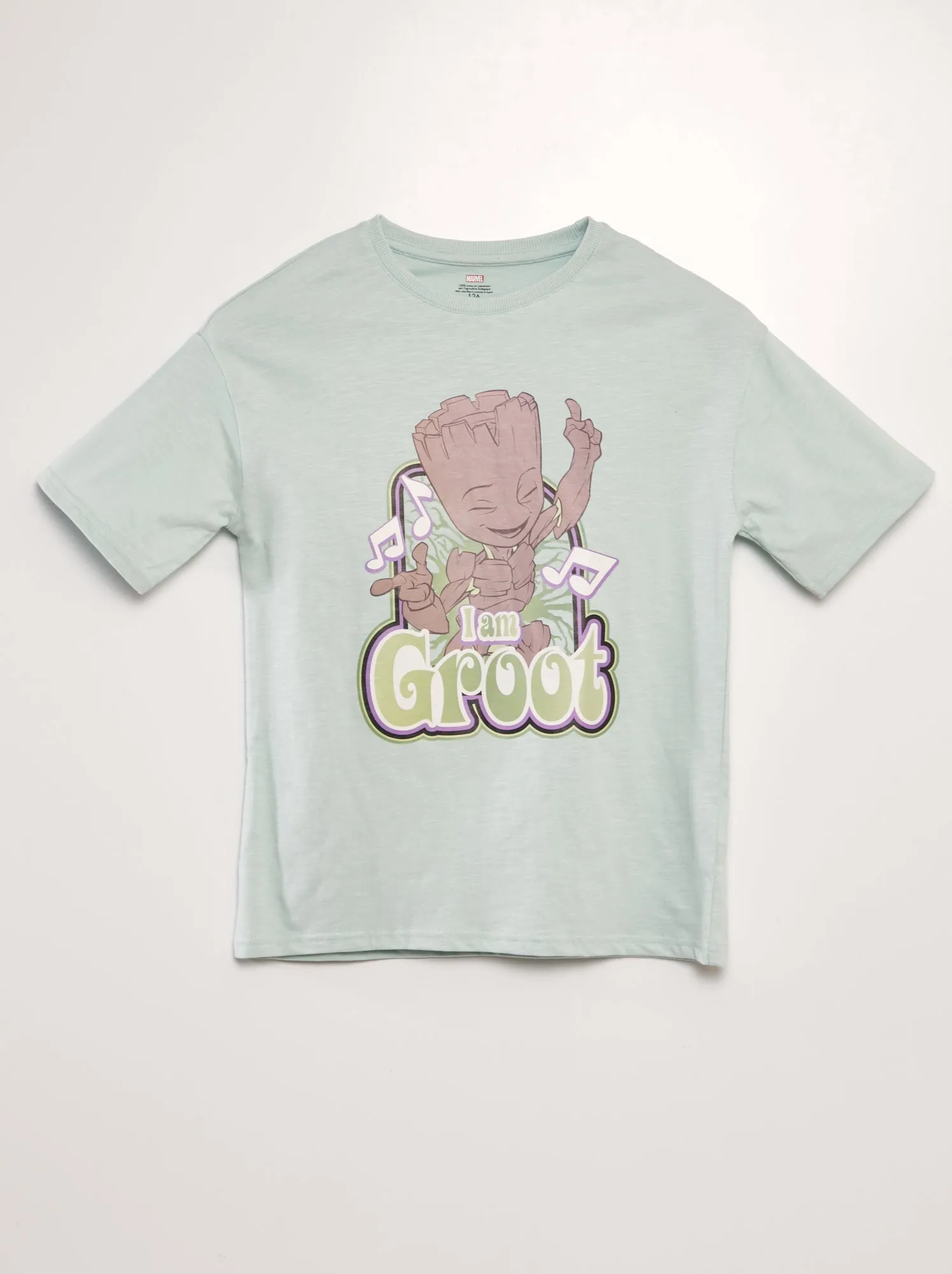 T-shirt stampata 'Groot' - VERDE