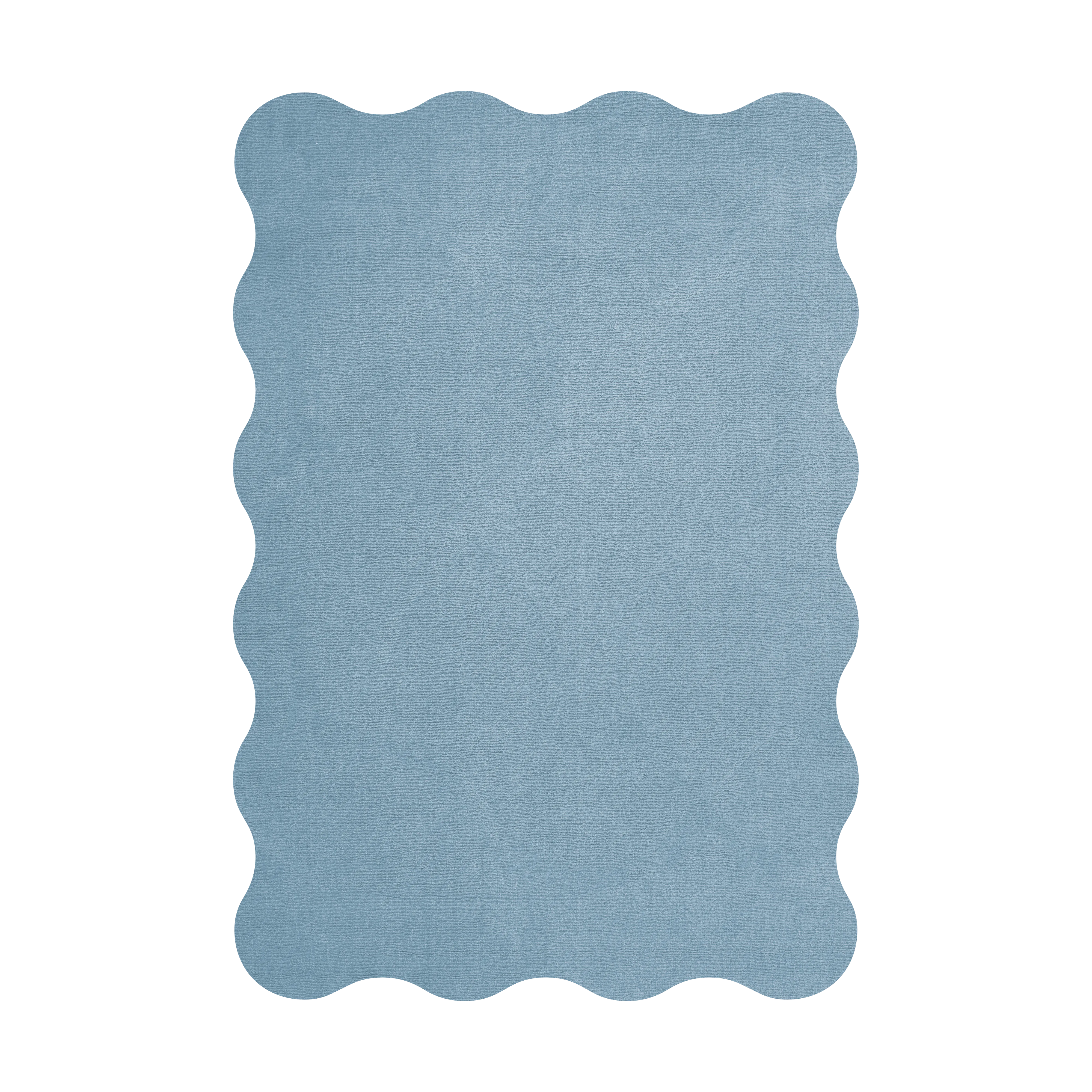 Tappeto in lana Scallop 250x350 cm.jm{font-size:18px}Soft blue