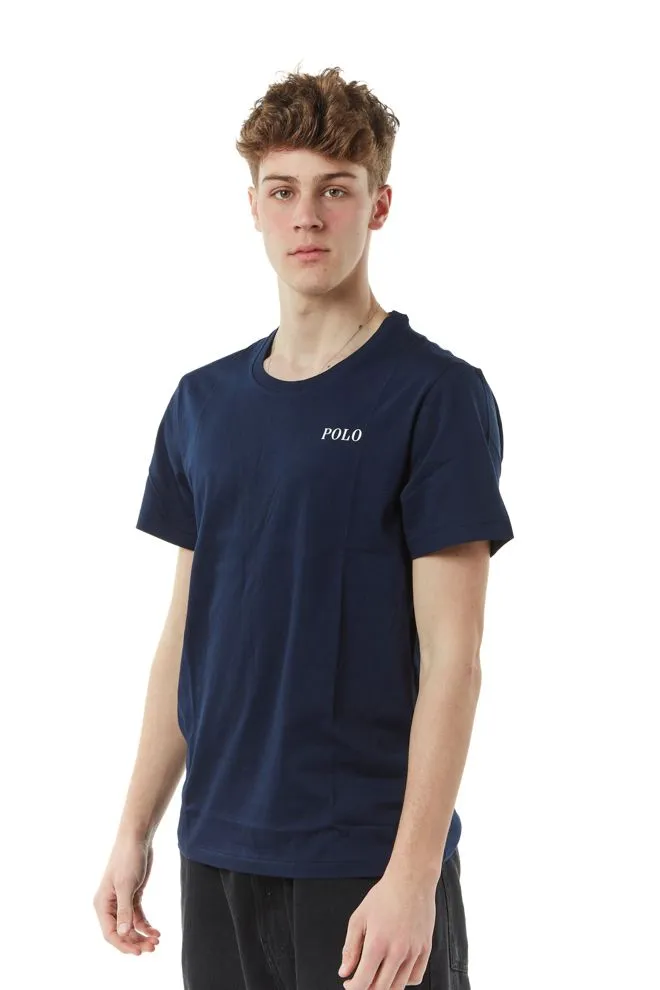 tshirt label uomo bianco