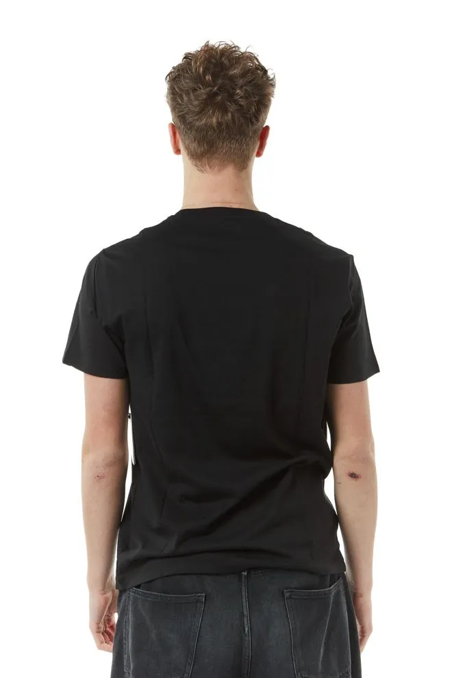 tshirt label uomo bianco
