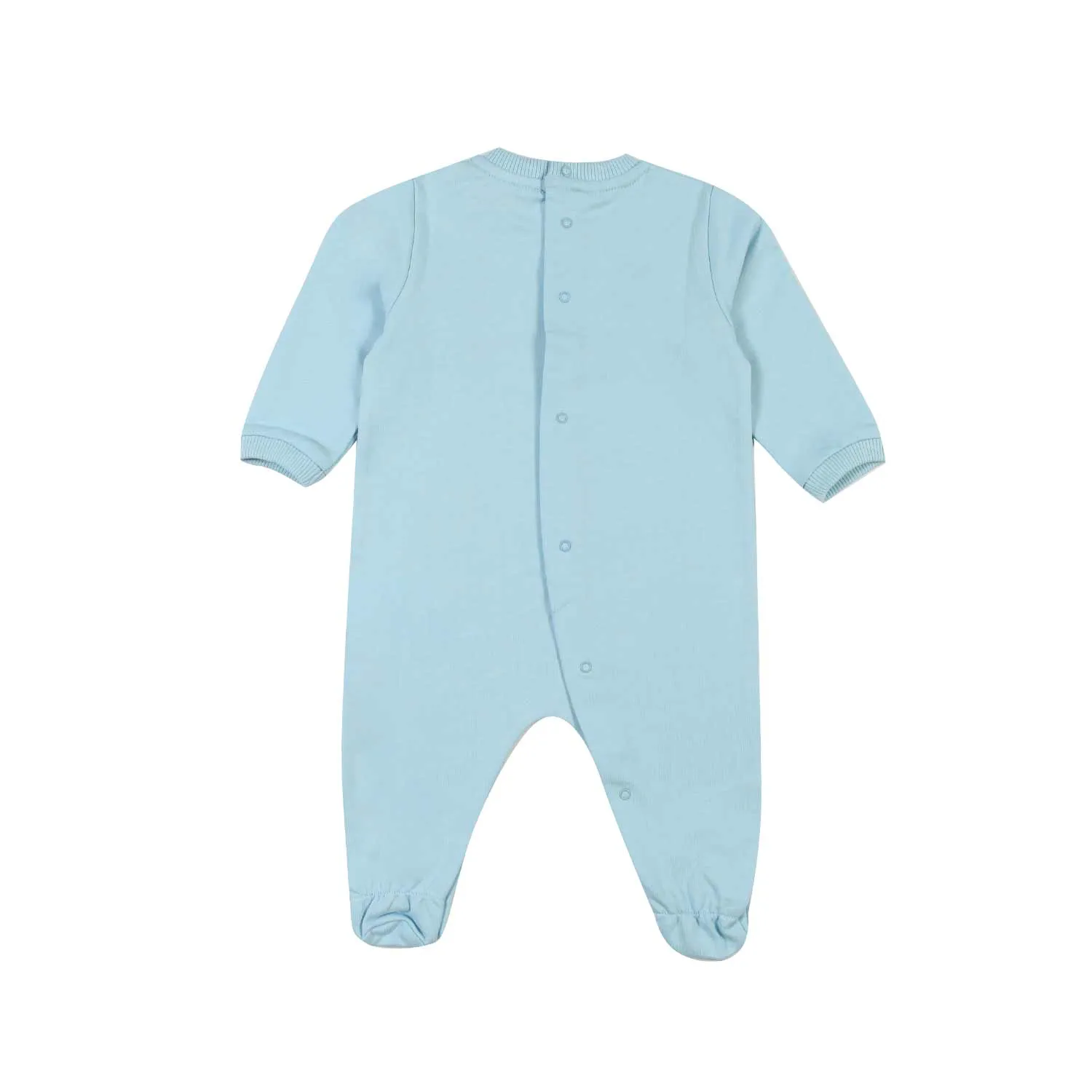 Tutina Celeste Con Stampe Multicolor