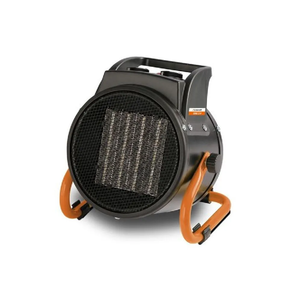 UNICRAFT 6510002 Generatore elettrico d'aria calda Modello EHG2P con potenza termica 2kW ideale per un riscaldamento rapido