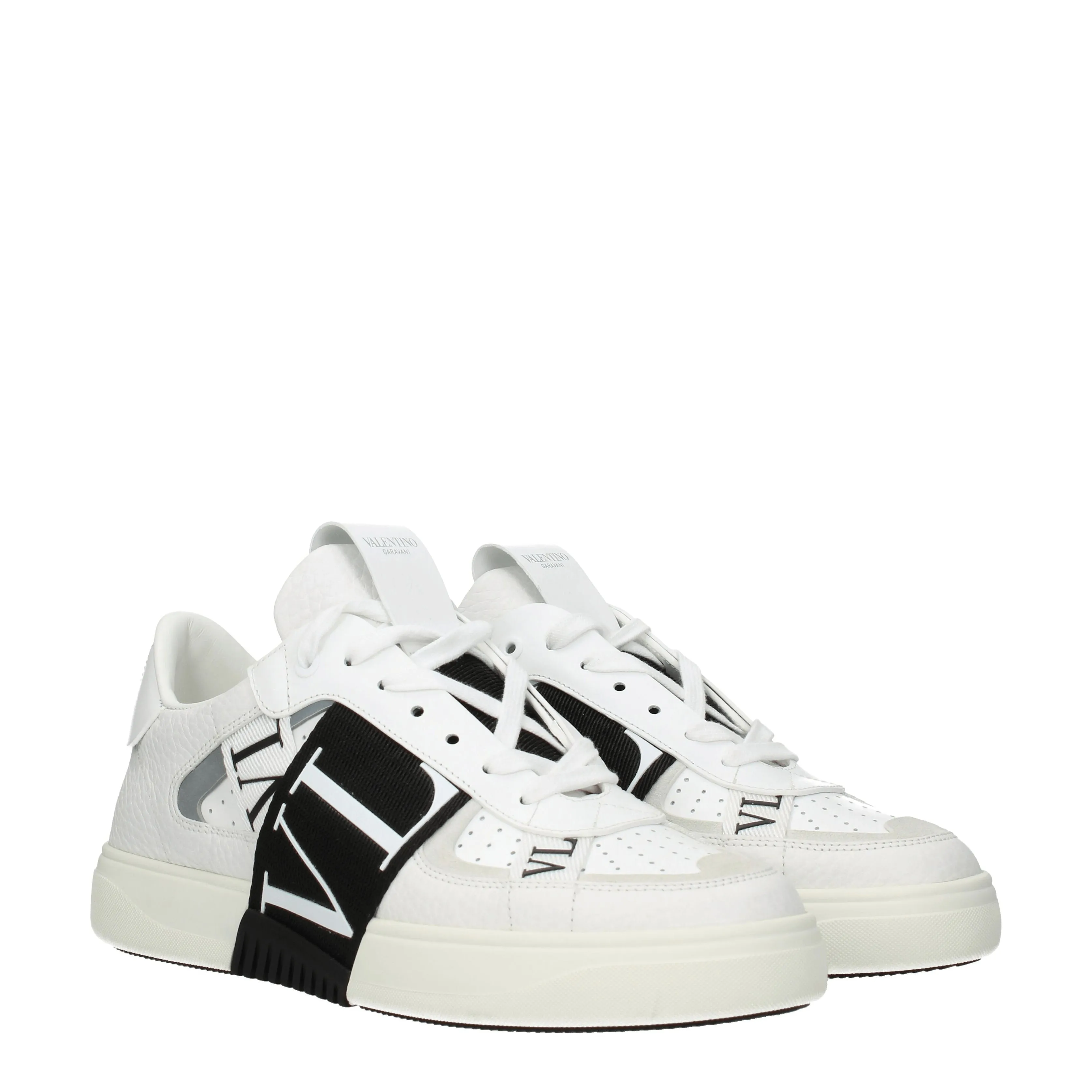 Valentino Garavani Sneakers Uomo Pelle Bianco/Nero