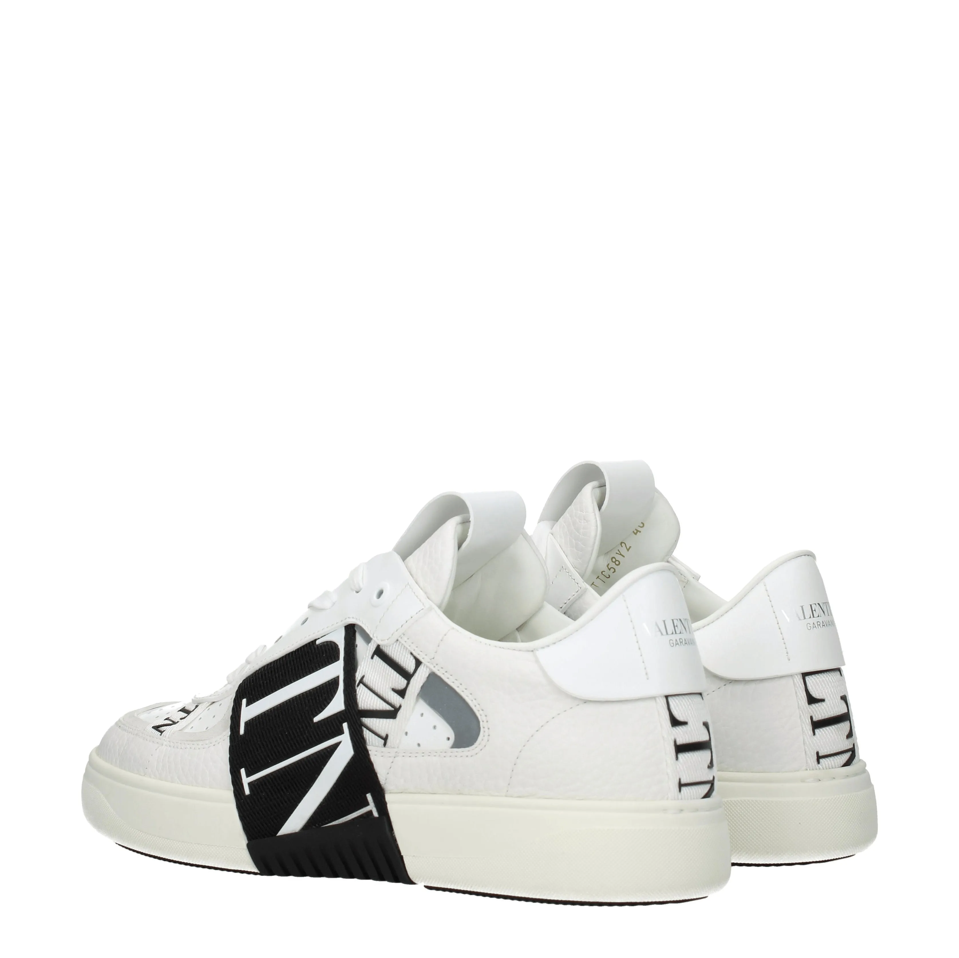Valentino Garavani Sneakers Uomo Pelle Bianco/Nero