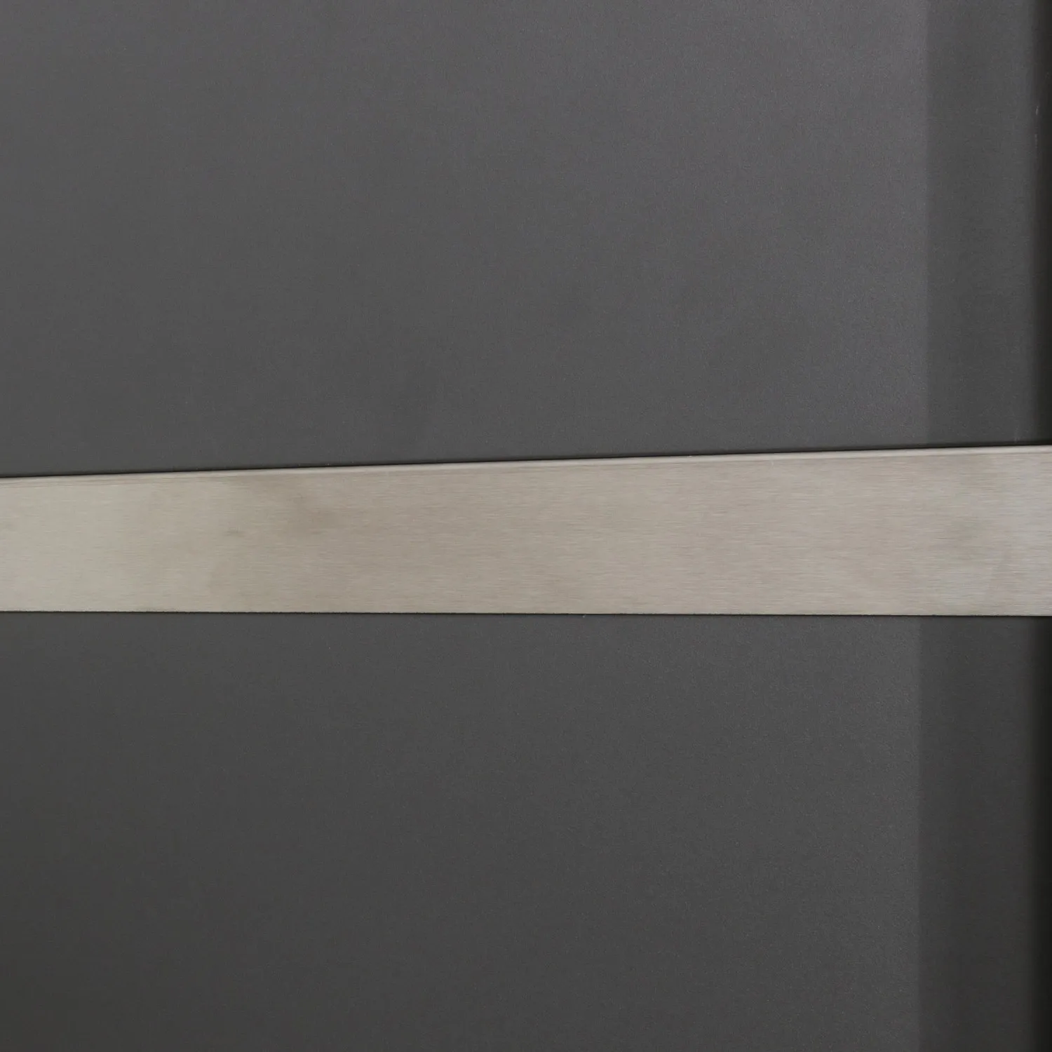 Veletta di copertura per barre luminose acciaio inox 180 cm