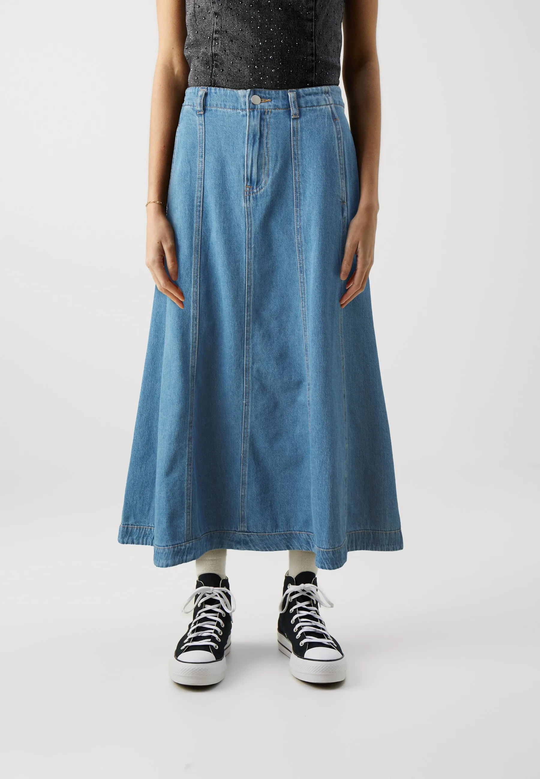 VMBRYNN WIDE CALF SKIRT POP - Gonna di jeans