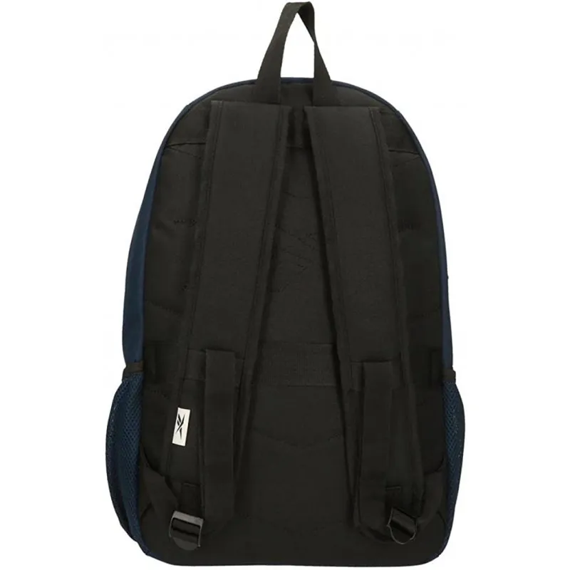 ZAINO 2 CERNIERE REEBOK BOSTON BLU 31X44X18CM 2 ZIP PORTA PC E TABLET TASCA CON ZIP PER SCUOLA LAVORO E TEMPO LIBERO