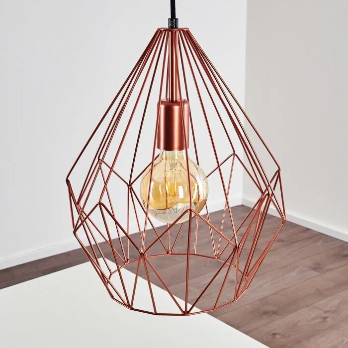 Zarembo Lampada a Sospensione Ramato, 1-Luce